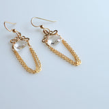 Talia - Crystal Quartz 14k Gold Filled Earrings