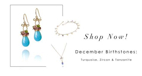 December Birthstones: Turquoise, Zircon and Tanzanite