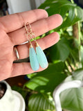 Preeda  - Aqua Chalcedony, 14k Gold Filled Earrings