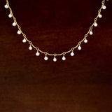 Leticia - White Freshwater Pearl, 14k Gold Filled Necklace