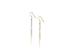 Piper - Spinel, 14k Gold Filled Tassel Earrings