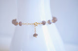 Afissa - Brown Moonstone, 14k Gold Filled Bracelet