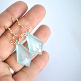 Celine - Chalcedony, 14k Gold Filled Earrings