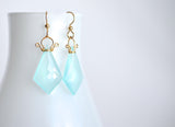 Celine - Chalcedony, 14k Gold Filled Earrings
