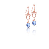 Arabella - Kyanite, 14k Rose Gold Filled Earrings