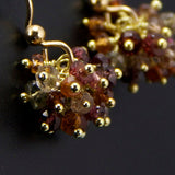 Claudia - Sapphires, 14k Gold Filled Earrings