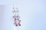 Leyla - Spinel, 14k Gold Filled Earrings
