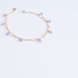 Custom Listing for A. - 14k Gold Fill Tanzanite Bracelet