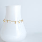 Lilibeth - Zircon, 14k Gold Filled Bracelet