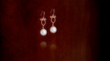 Margaritari - Freshwater Pearl, 14k Rose Gold Filled Earrings