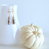 Mille - Copper Calcite, 14k Gold Filled Earrings