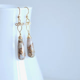 Mille - Copper Calcite, 14k Gold Filled Earrings