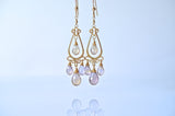Nina Earrings - Ametrine Teardrop Gold Filled Earrings