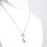 Arabella -  Amethyst, 14k Rose Gold Filled Necklace