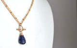 Petite Pamela - Iolite, 14k Gold Filled Necklace