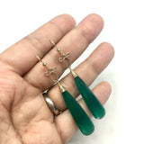 Preeda - Green Onyx, 14k Gold Filled Earrings