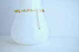 Sienna - Peridot, Rhodolite Garnet, Pink Tourmalines, Citrines, 14k Gold Filled Bracelet