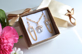 Talia - Crystal Quartz 14k Gold Filled Earrings